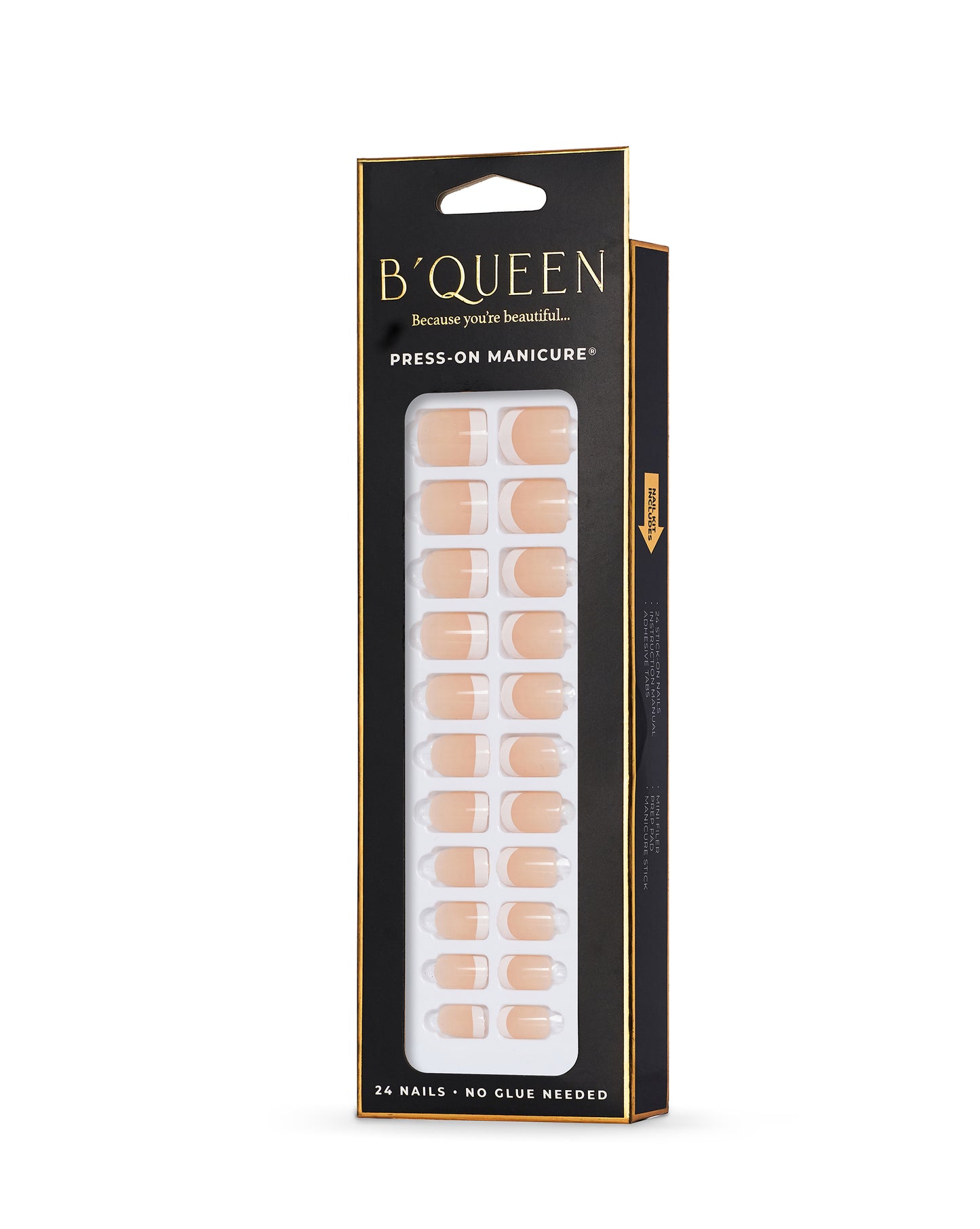 French Nails – Peach