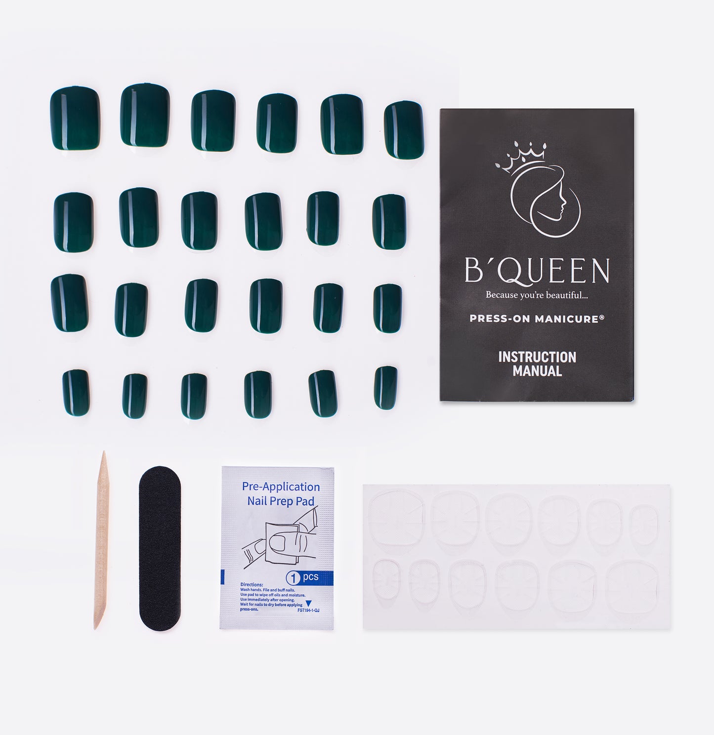 Solid Nails – Bottle Green