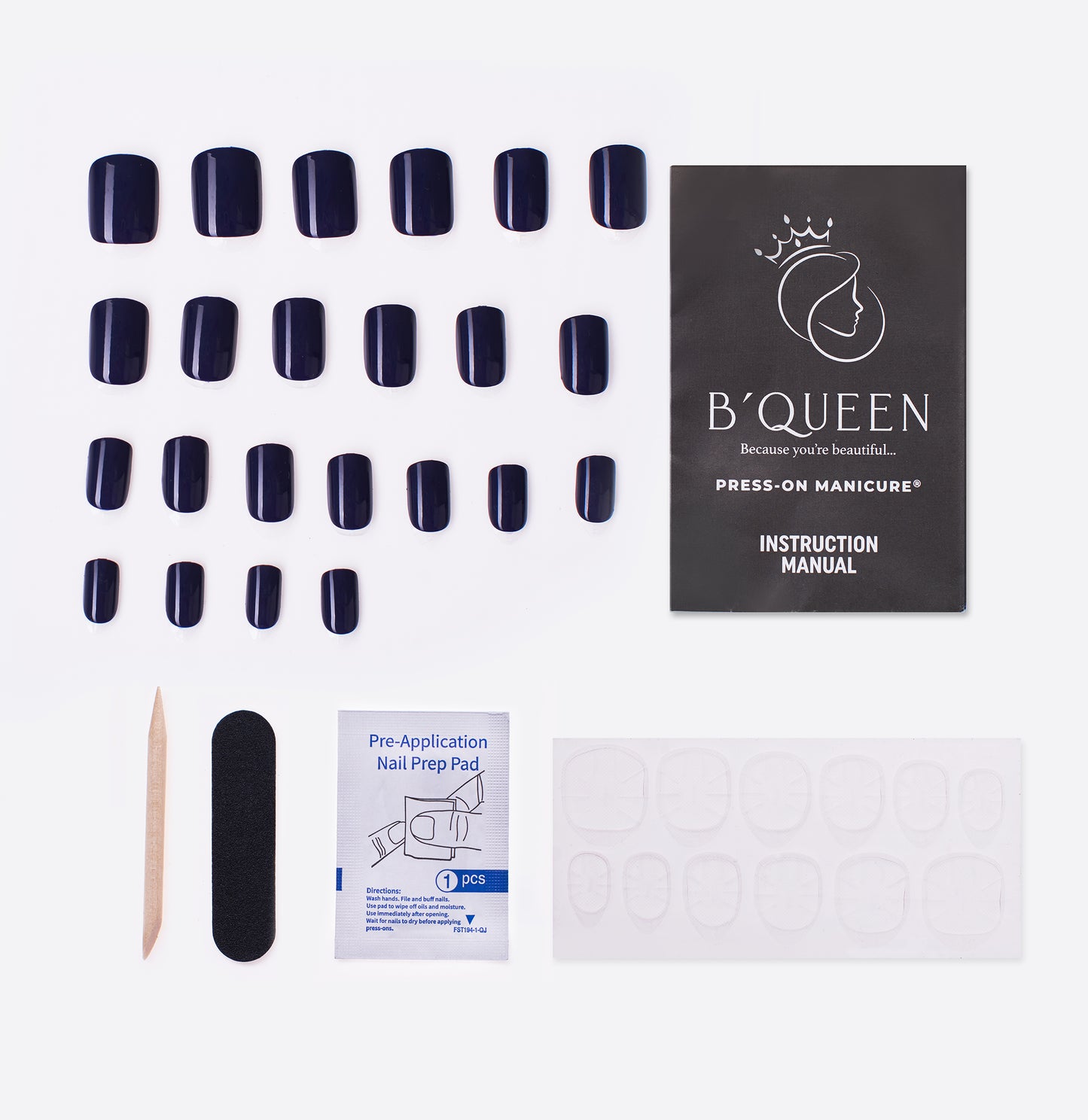 Solid Nails – Navy Blue