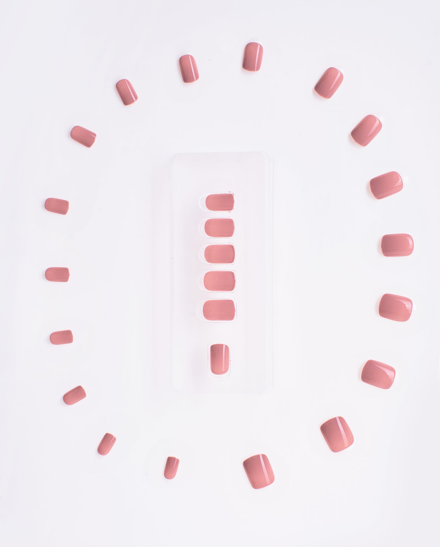 Solid Nails – Pink Nude (Square)